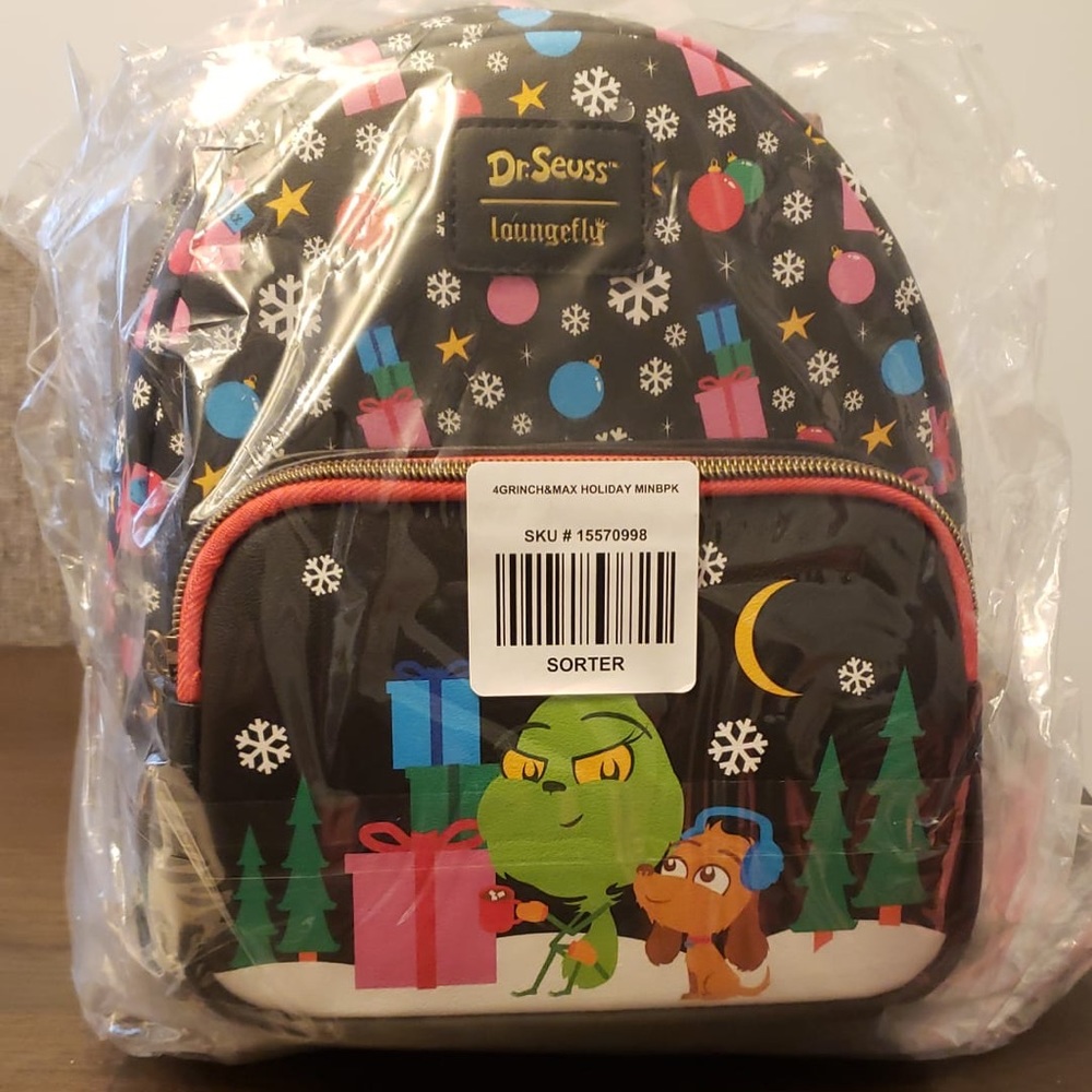 Loungefly How The Grinch Stole Christmas Mini Backpack